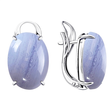 Купить оптом серьги из серебра с агатами 2340395045-84 от Krasnoe