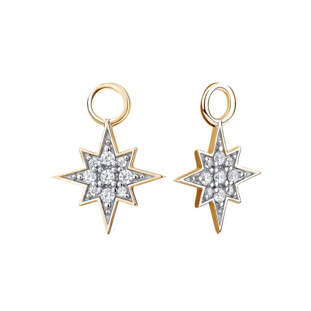 Купить оптом подвеска из серебра с фианитами 3329204861л от Krasnoe