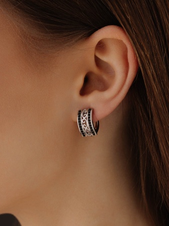 Купить оптом серьги из серебра с ситаллами 2348881322л-20 от Krasnoe