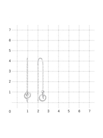 Купить оптом серьги из серебра без вставок 2340401926-3 от Krasnoe