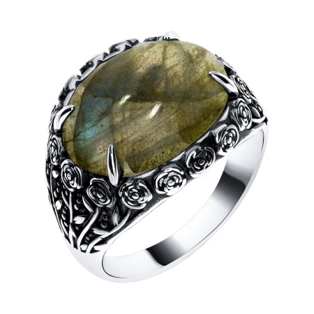 Купить оптом кольцо из серебра с лабрадоритом 1310Л05173 от Krasnoe