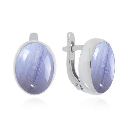 Купить оптом серьги из серебра с агатами 2340391796-84 от Krasnoe