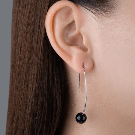 Купить оптом серьги из серебра с агатами 2340391063-20 от Krasnoe