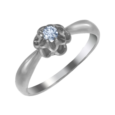 Купить оптом кольцо из серебра с фианитами 1340200113 от Krasnoe