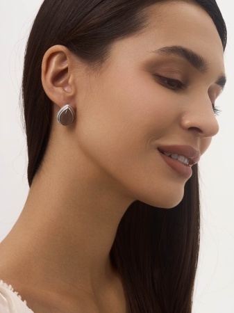 Купить оптом серьги из серебра с агатами 2310390977-21 от Krasnoe