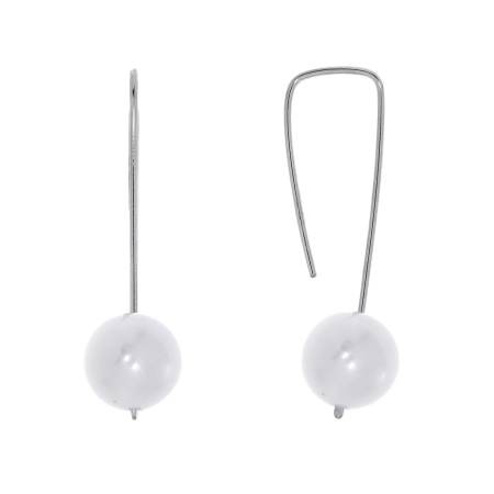 Купить оптом серьги из серебра с жемчугами 2340051062 от Krasnoe