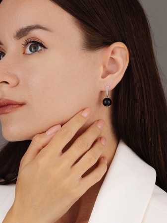 Купить оптом серьги из серебра с агатами 2340390307-2-20 от Krasnoe