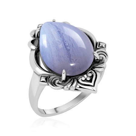 Купить оптом кольцо из серебра с агатом 1310395992-84 от Krasnoe