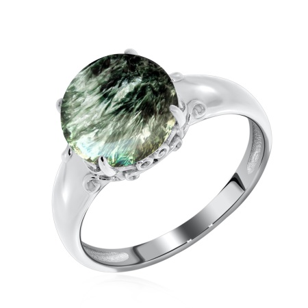 Купить оптом кольцо из серебра с серафинитом 1340921263 от Krasnoe