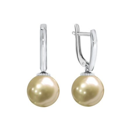 Купить оптом серьги из серебра с жемчугами 2340240821-21 от Krasnoe