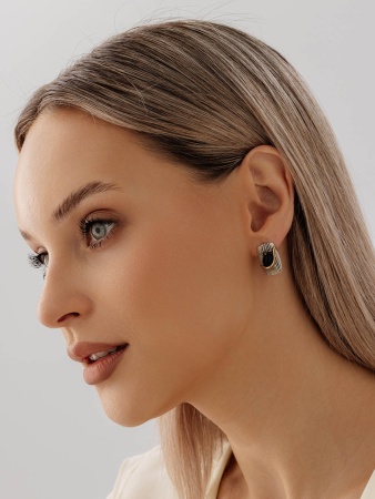 Купить оптом серьги из серебра с агатами 2317391755-20 от Krasnoe