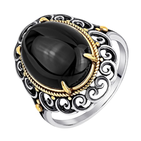 Купить оптом кольцо из серебра с агатом 1317395090-20 от Krasnoe