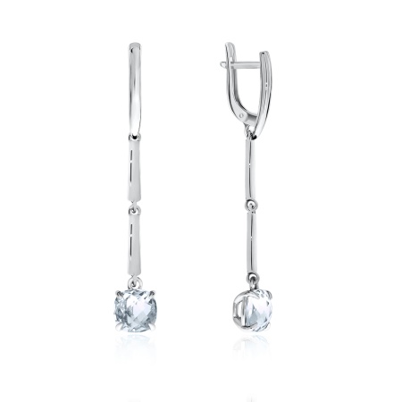 Купить оптом серьги из серебра с фианитами 2340200739 от Krasnoe