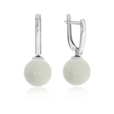 Купить оптом серьги из серебра с агатами 2340390821-10 от Krasnoe