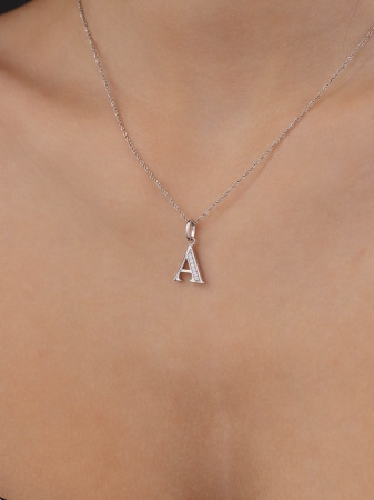 Купить оптом подвеска из серебра с фианитами 3340205856л от Krasnoe