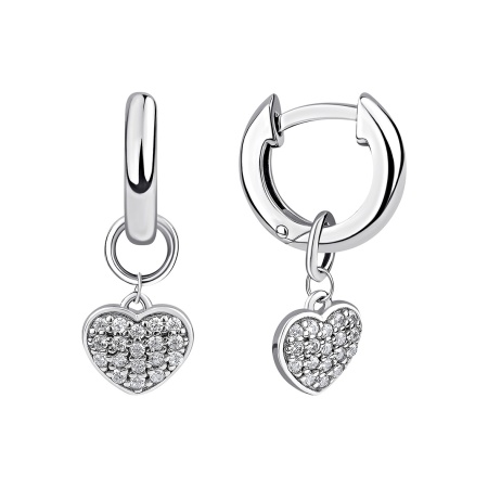 Купить оптом серьги из серебра с фианитами 2340204856л от Krasnoe