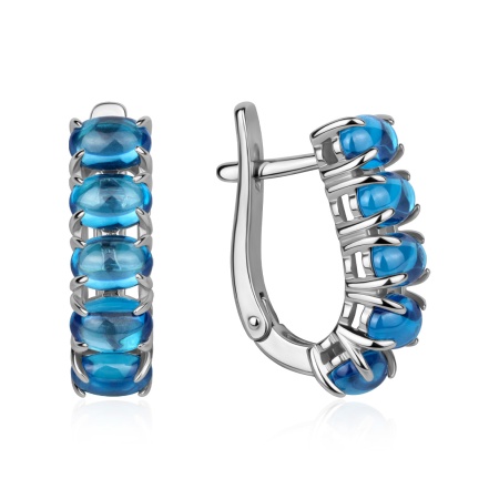 Купить оптом серьги из серебра с фианитами 2340206381-1-70 от Krasnoe