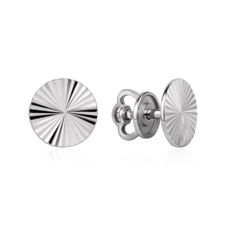 Купить оптом пусеты из серебра без вставок 2345406709 от Krasnoe