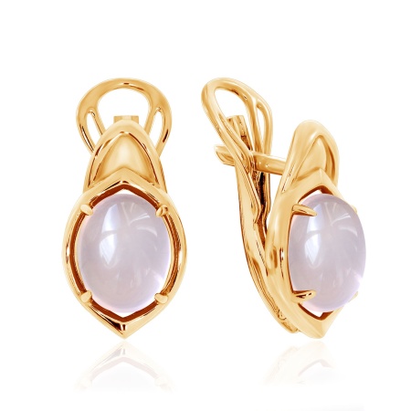 Купить оптом серьги из серебра с кварцем 2320101180-30 от Krasnoe