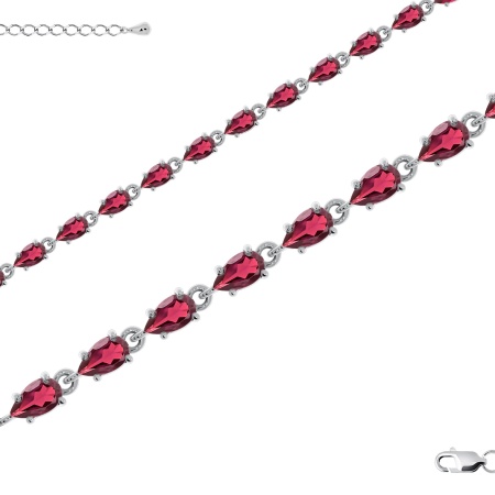 Купить оптом браслет из серебра с фианитами 4340202502-17-33 от Krasnoe