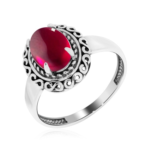 Купить оптом кольцо из серебра с агатом 1310392113-37 от Krasnoe