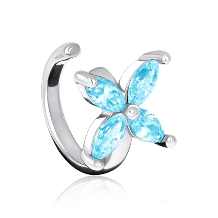 Купить оптом серьги из серебра с фианитами 2340205422-78 от Krasnoe