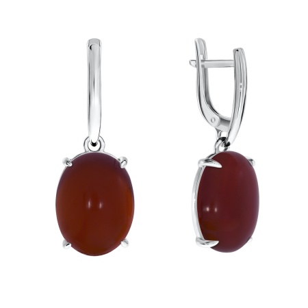 Купить оптом серьги из серебра с агатами 2340390510-40 от Krasnoe