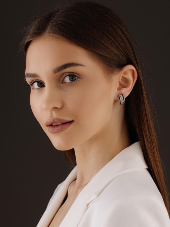 Купить оптом серьги из серебра с ситаллами 2348881322л-20 от Krasnoe