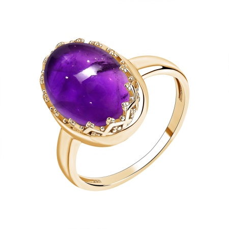 Купить оптом кольцо из серебра с аметистом 1320061963 от Krasnoe