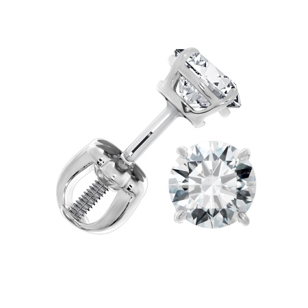 Купить оптом пусеты из серебра с фианитами П340203150 от Krasnoe