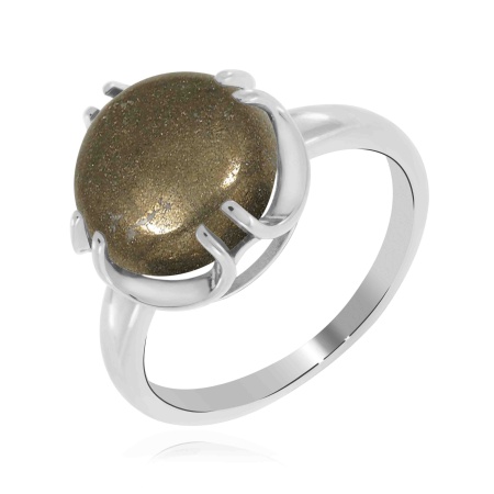 Купить оптом кольцо из серебра с пиритом 1340П01930 от Krasnoe