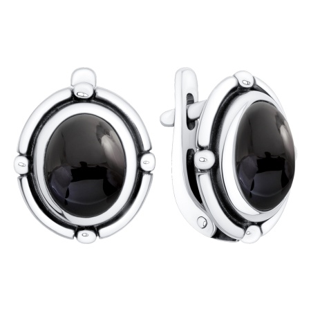 Купить оптом серьги из серебра с агатами 2310395768-20 от Krasnoe