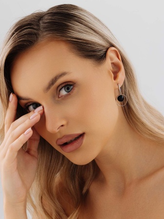 Купить оптом серьги из серебра с агатами 2340391026-20 от Krasnoe