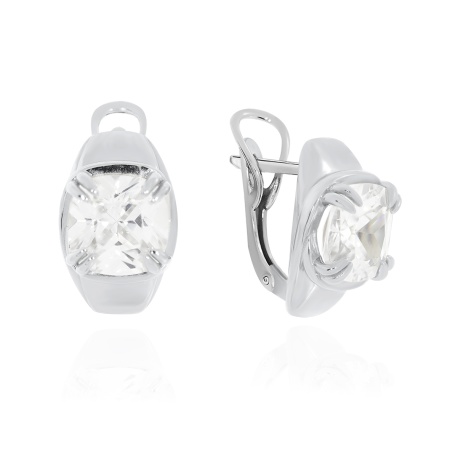 Купить оптом серьги из серебра с фианитами 2340201534 от Krasnoe