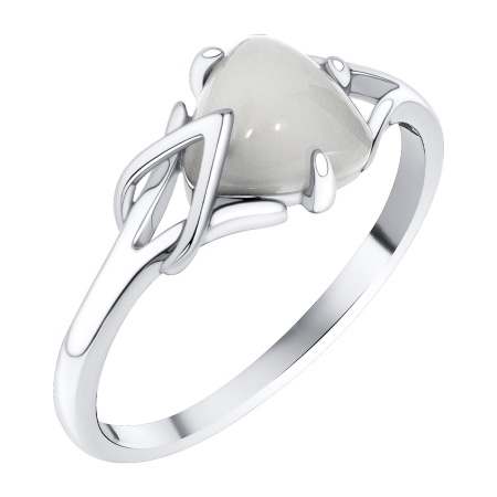 Купить оптом кольцо из серебра с лунным камнем 1340935177 от Krasnoe