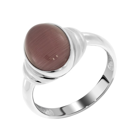 Купить оптом кольцо из серебра с кошачий глазом 1340261826-33 от Krasnoe