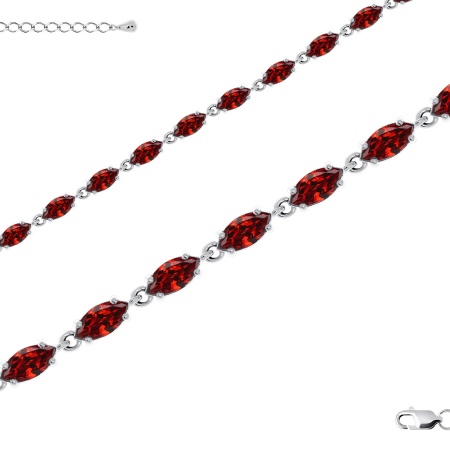 Купить оптом браслет из серебра с фианитами 4340202501-18-31 от Krasnoe