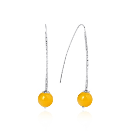 Купить оптом серьги из серебра с агатами 2340391070-50 от Krasnoe