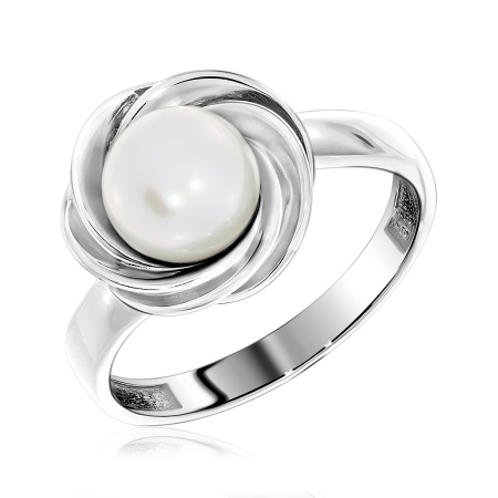 Купить оптом кольцо из серебра с жемчугом 1310050848 от Krasnoe