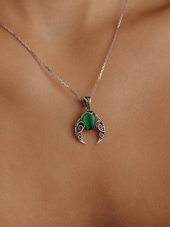 Купить оптом подвеска из серебра с агатом 3310395069-60 от Krasnoe