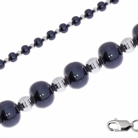 Купить оптом браслет из серебра с жемчугами 4340056012-19 от Krasnoe