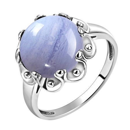 Купить оптом кольцо из серебра с агатом 1340395119-84 от Krasnoe