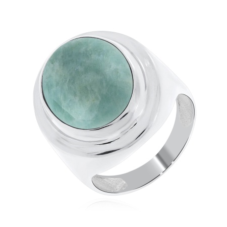 Купить оптом кольцо из серебра с амазонитом 1340370978 от Krasnoe