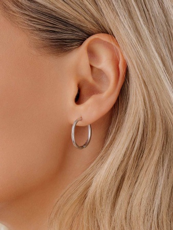 Купить оптом серьги из серебра без вставок 2340401885 от Krasnoe