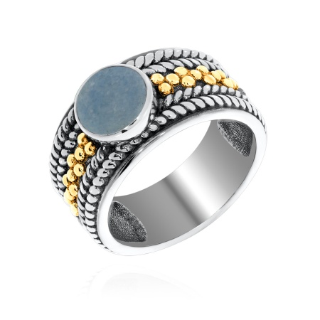 Купить оптом кольцо из серебра с виоланом 1317В01750 от Krasnoe