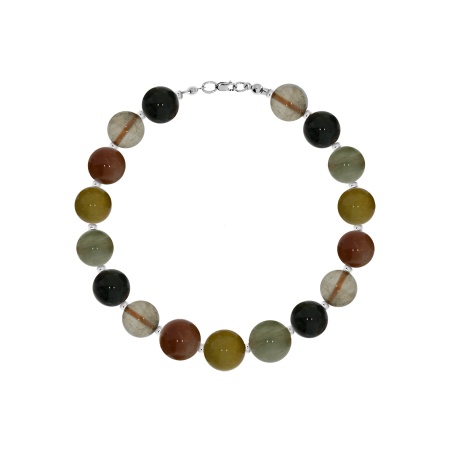 Купить оптом браслет из серебра с кварцем 4340996072-18 от Krasnoe