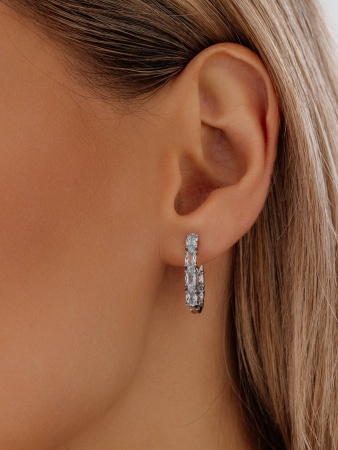 Купить оптом серьги из серебра с топазами 2340071164 от Krasnoe