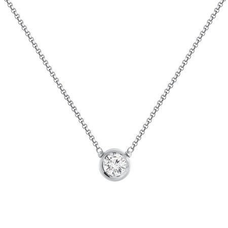 Купить оптом колье из серебра с фианитом 8340203021-55 от Krasnoe