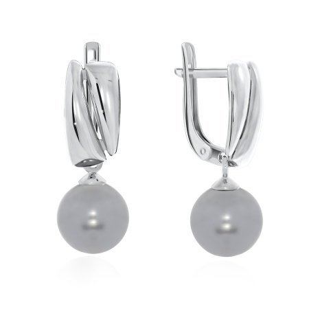 Купить оптом серьги из серебра с жемчугами 2340240898-1-21 от Krasnoe