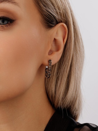 Купить оптом серьги из серебра с топазами 2340101182 от Krasnoe